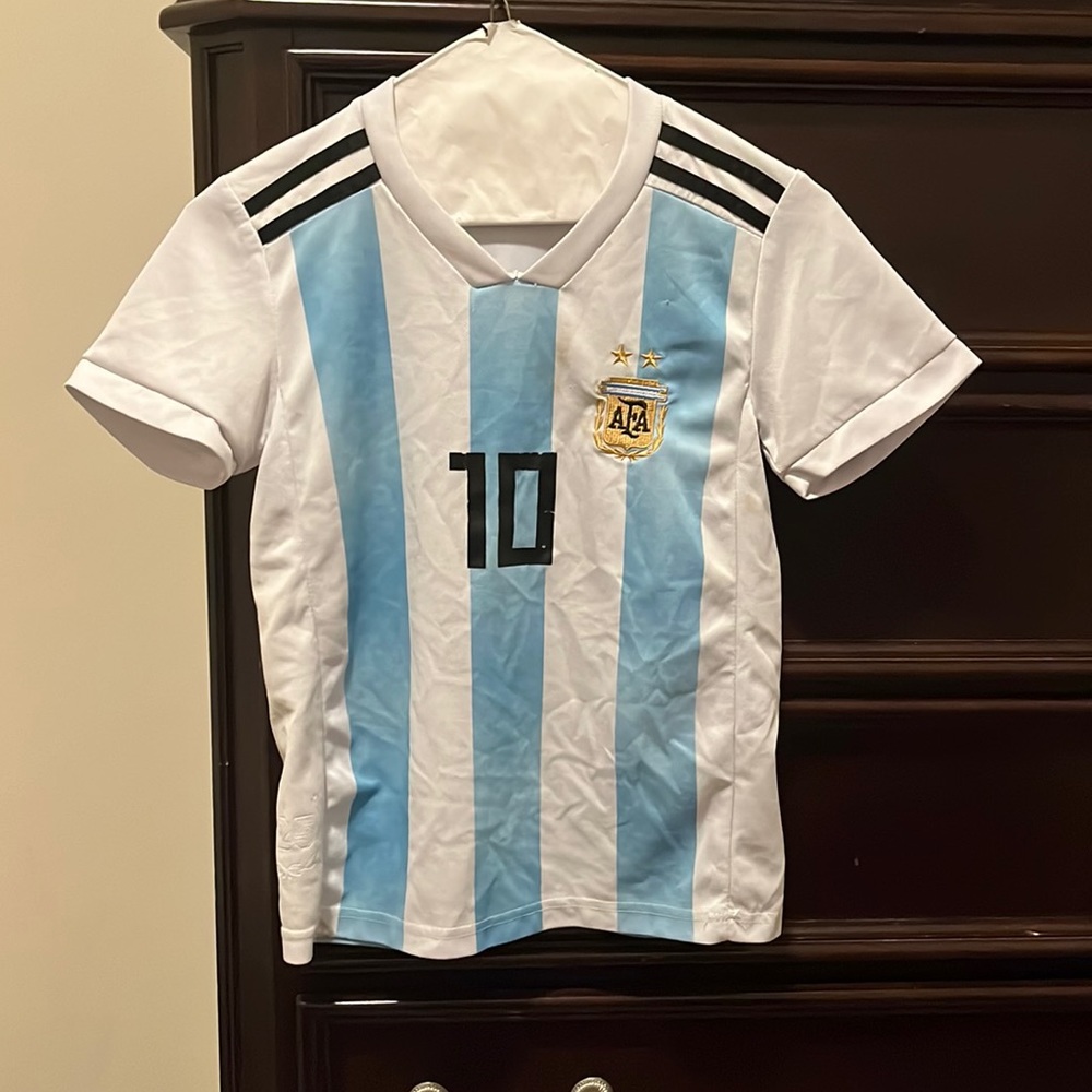 Argentina Messi Jersey Youth/Kids Small/S